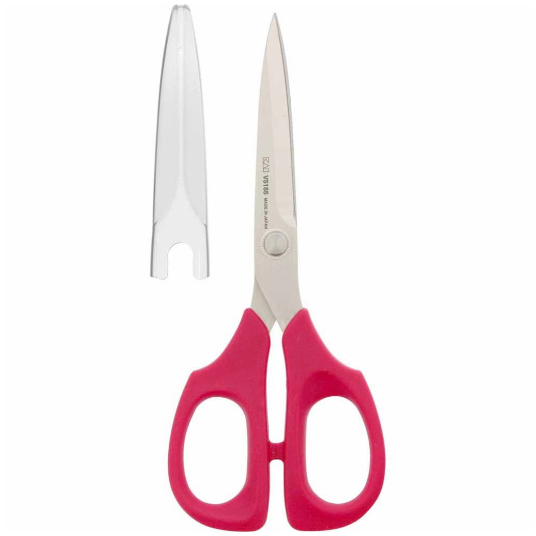 Kai V5165 6 1/2-inch Sewing Scissors Very Berry Colored Handles