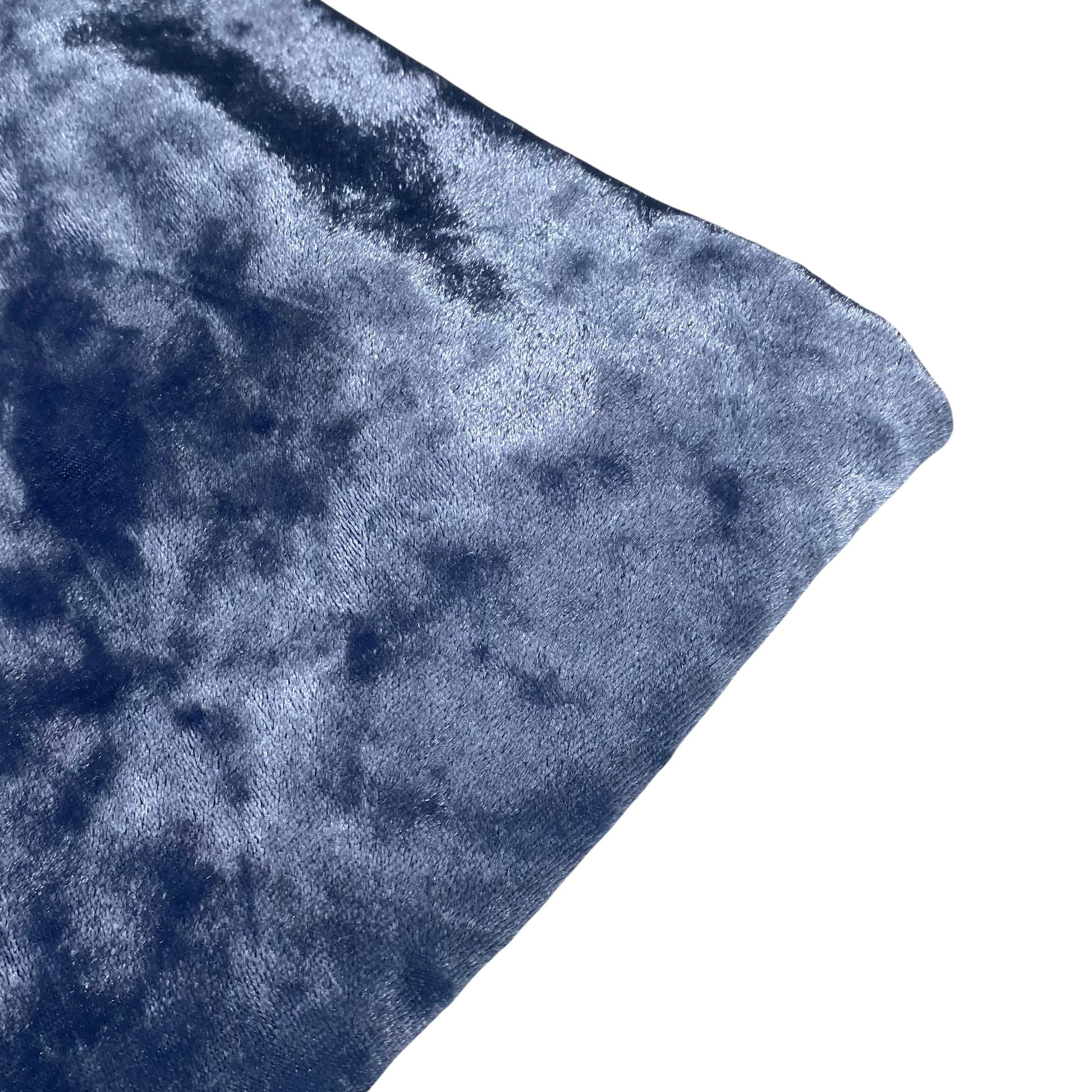 Blue crushed velvet cushions best sale