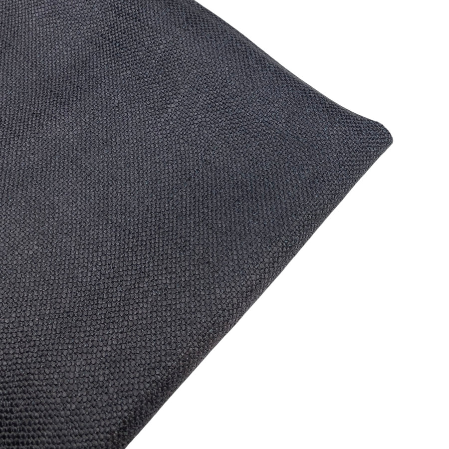 Linen Upholstery Designer Remnant - Dark Grey