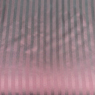 Striped Silk/Polyester Remnant - Burgundy/Black