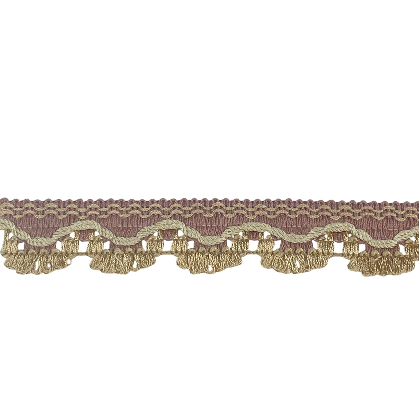 Decorative Trim - Pink/Beige/Gold