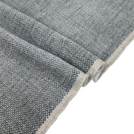 Chenille Upholstery Designer Remnant  - Grey