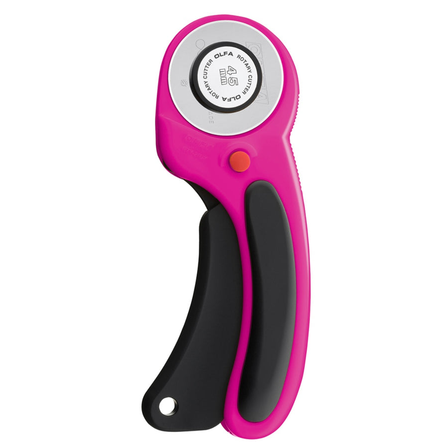 Olfa Ergonomic Rotary Cutter - 45mm - Magenta