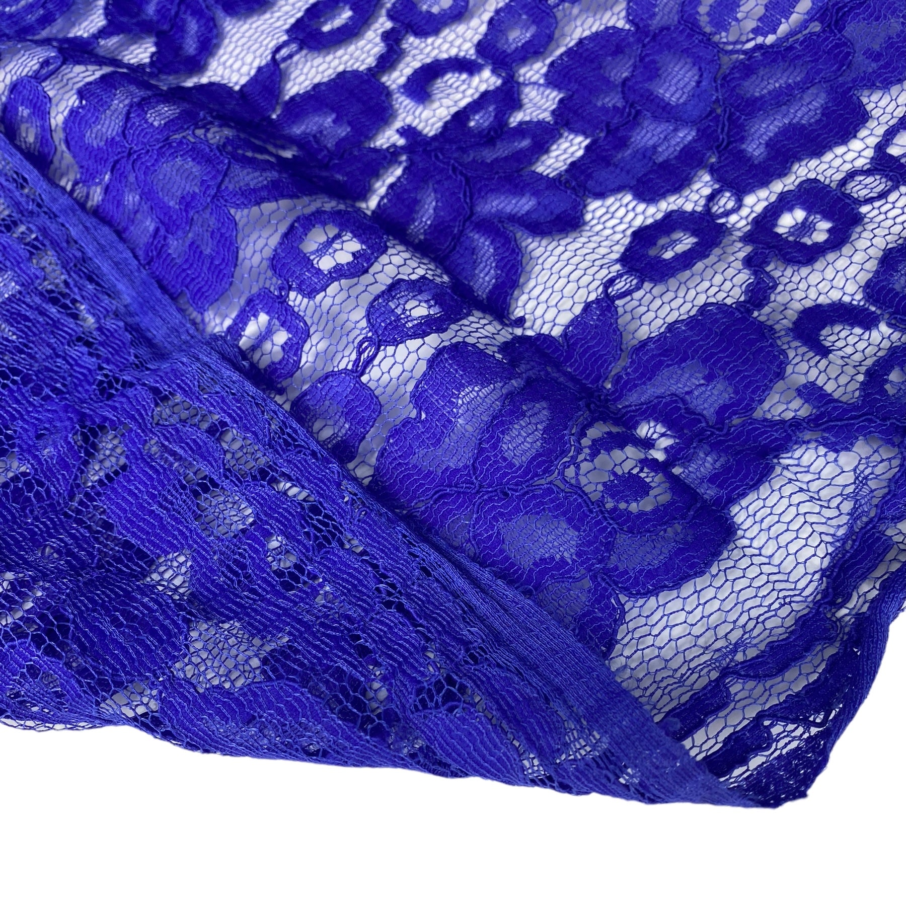 Floral Corded Lace - Purple