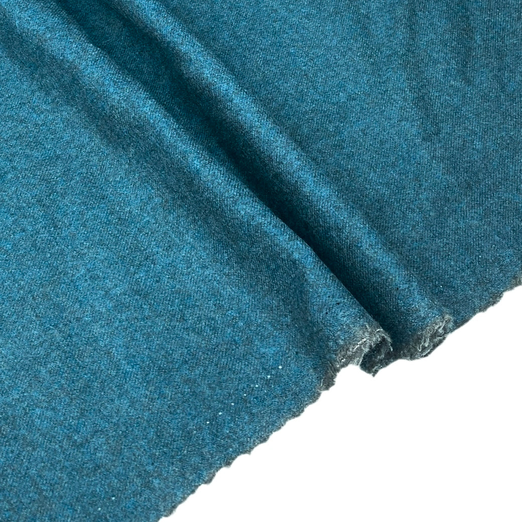 Lightweight Wool Remnant - Blue/Grey