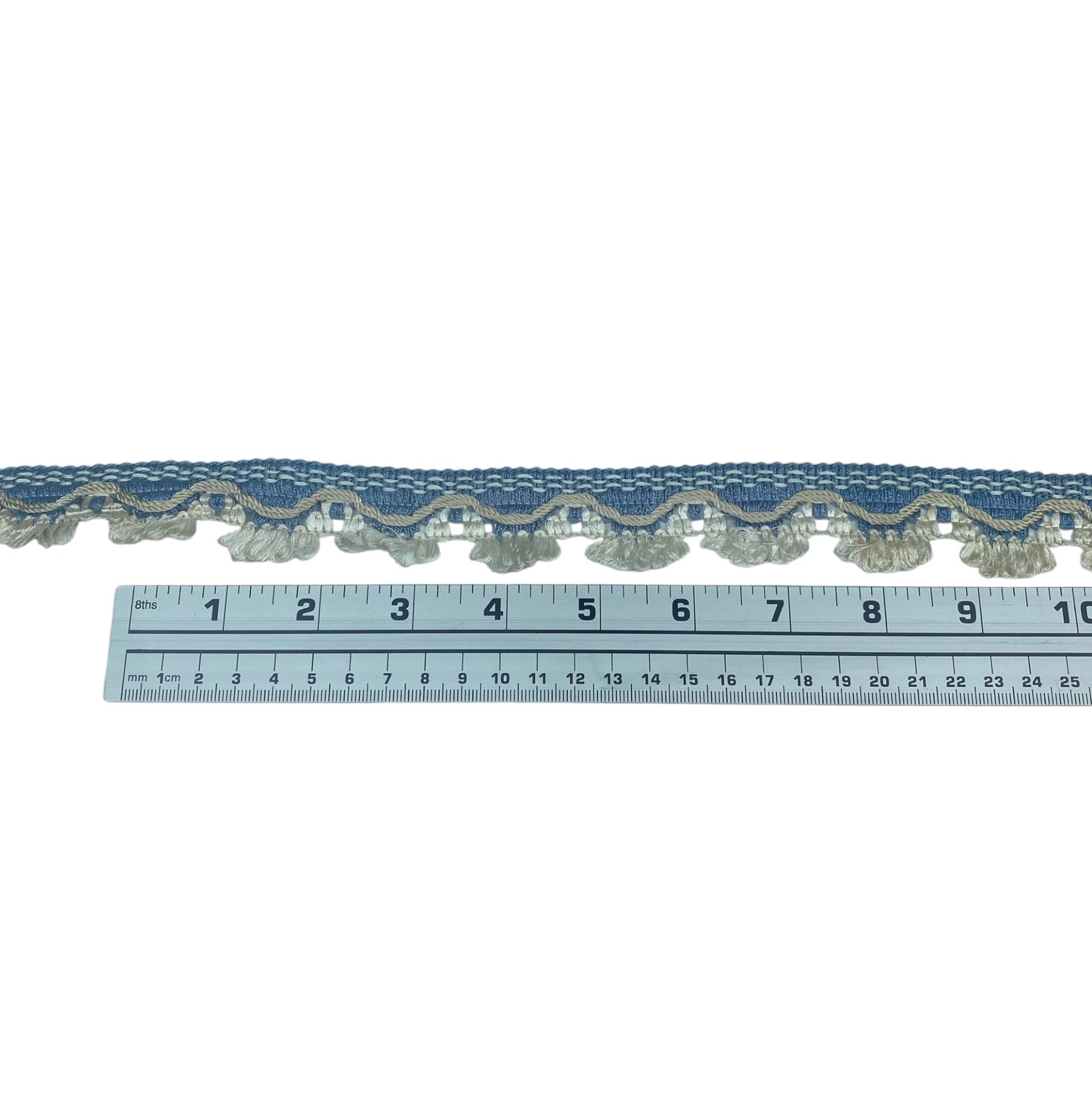 Decorative Trim - Light Blue/Ivory