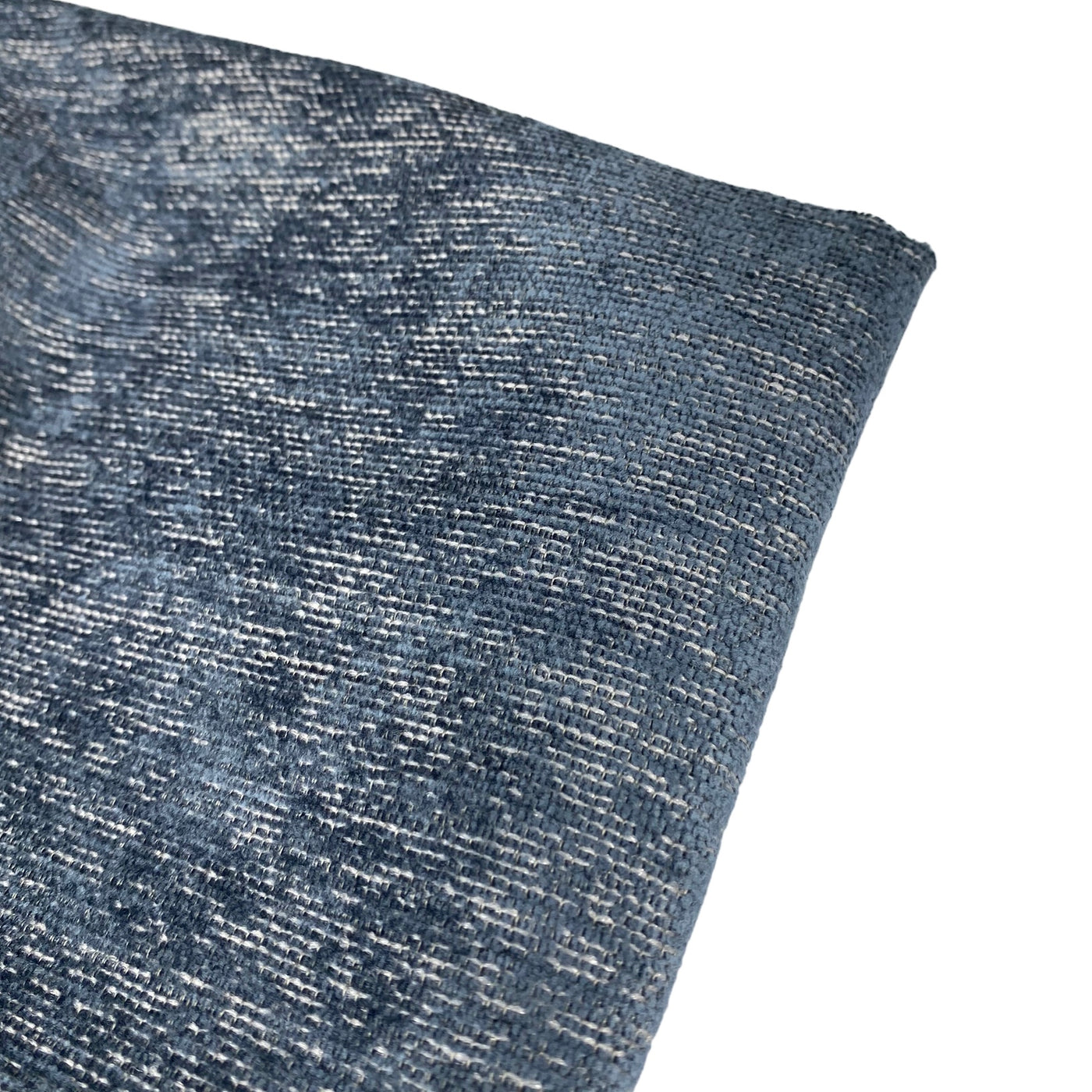 Chenille Upholstery Designer Remnant  - Blue