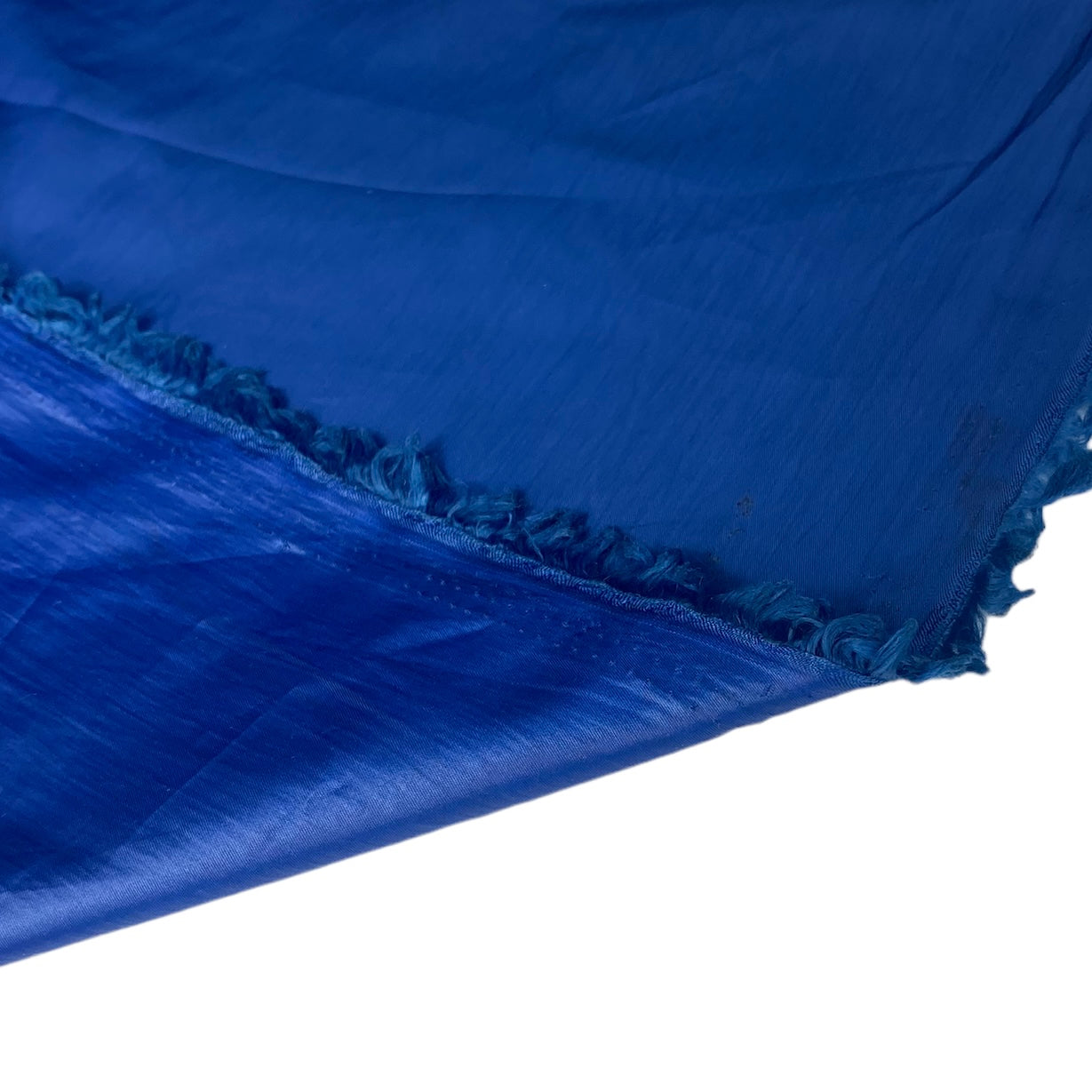 Crinkled Nylon Lining - Blue