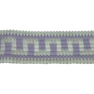 Decorative Trim - White/Light Purple