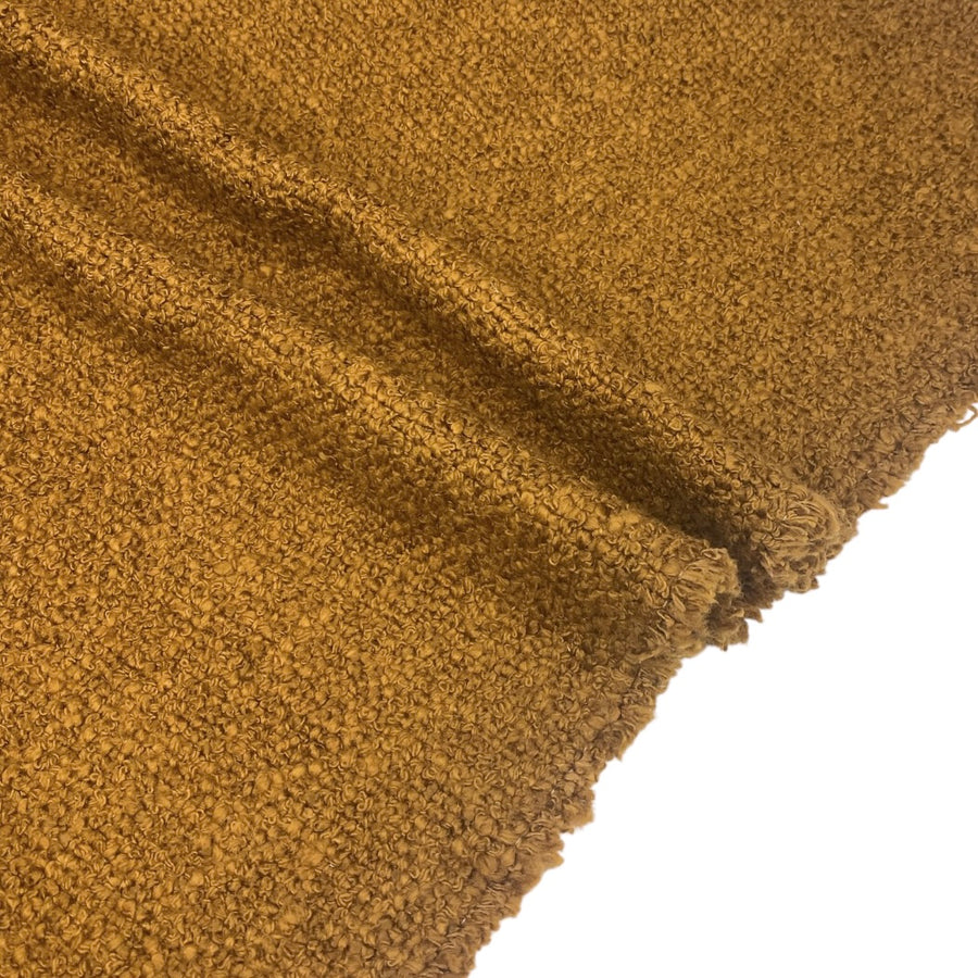 Boucle Upholstery Designer Remnant - Goldenrod