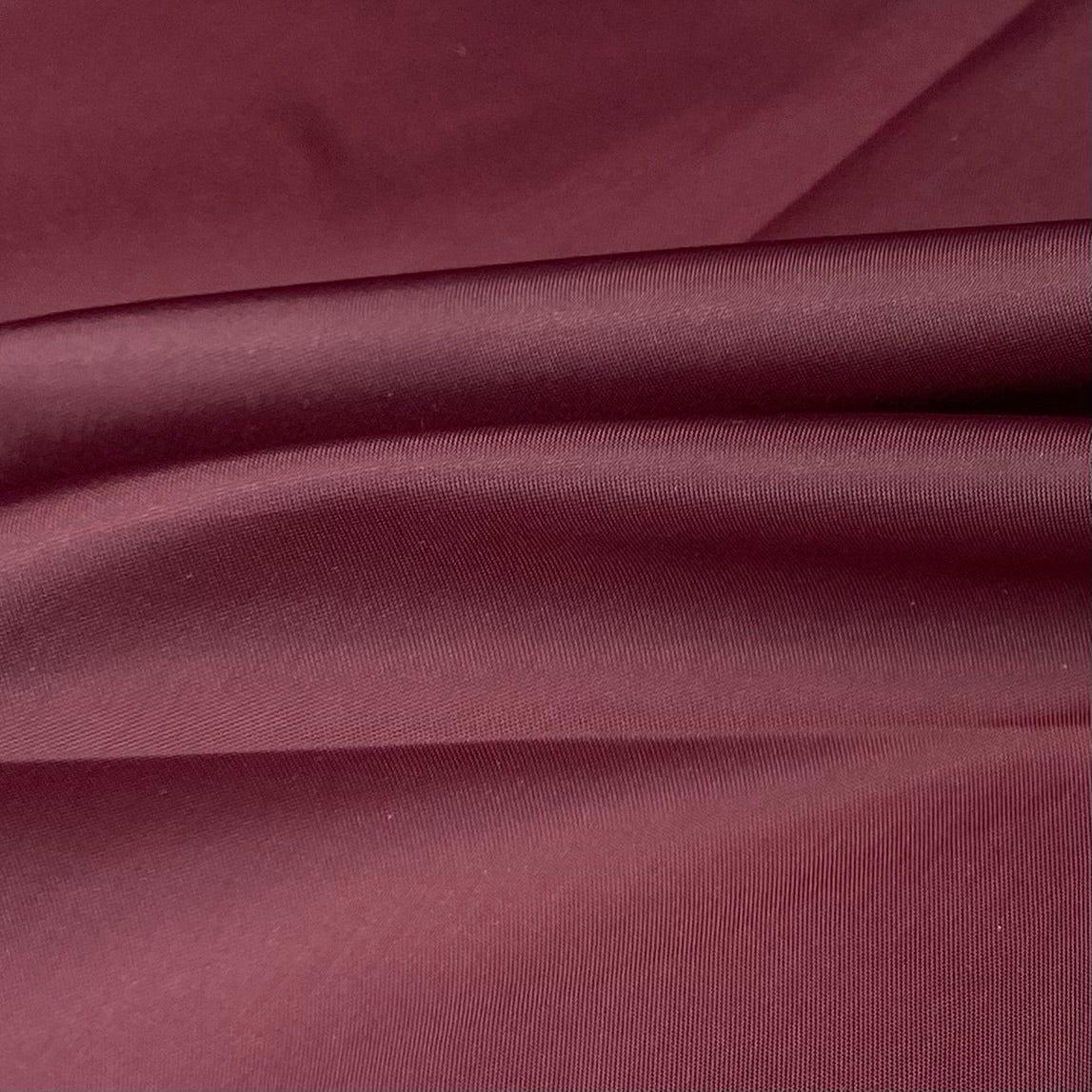 Waterproof Nylon Lining - Burgundy