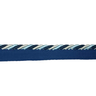 Twisted Lip Cord Trim - Navy/LightBlue/White