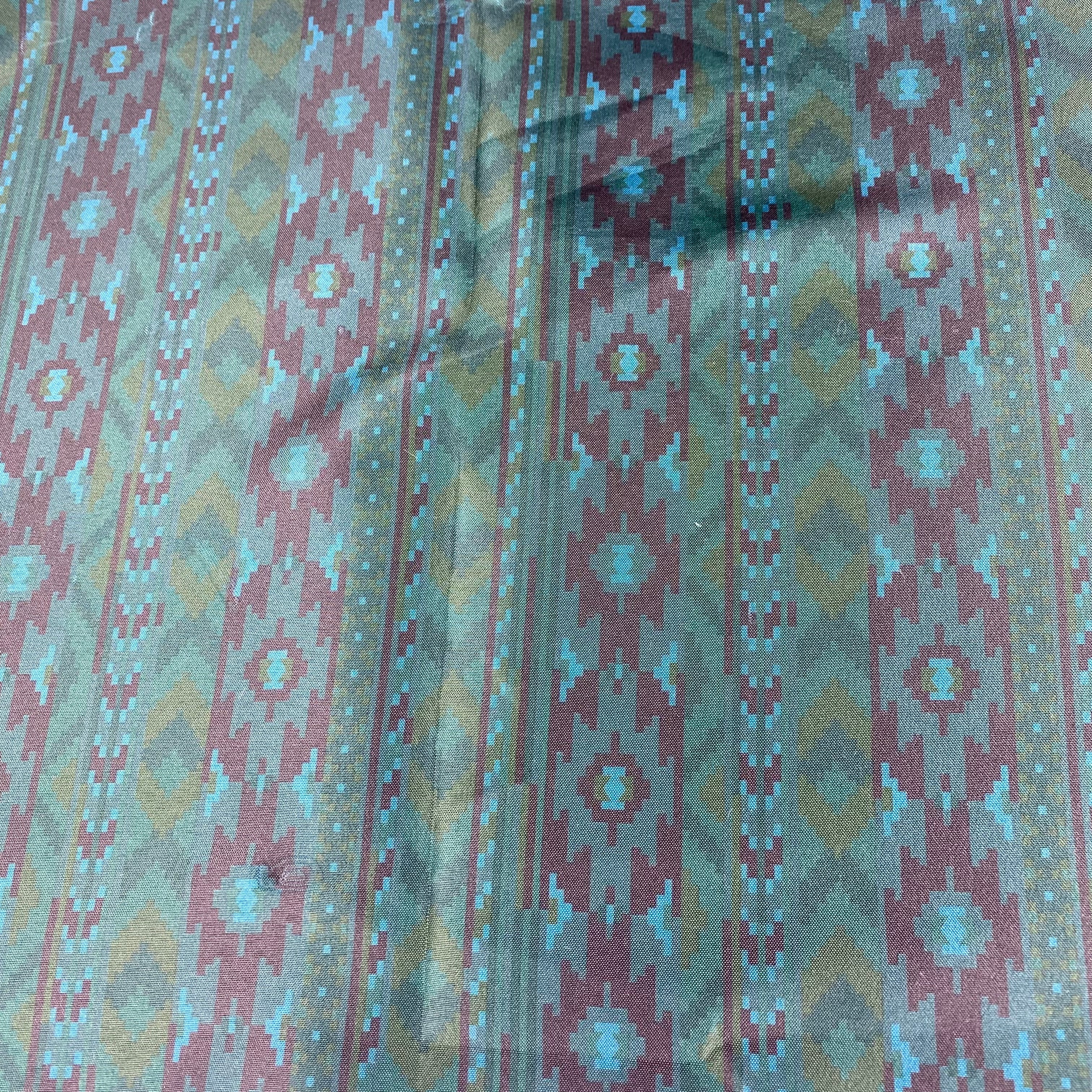 Printed Lining - Green