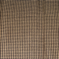 Houndstooth Wool - Black/Brown