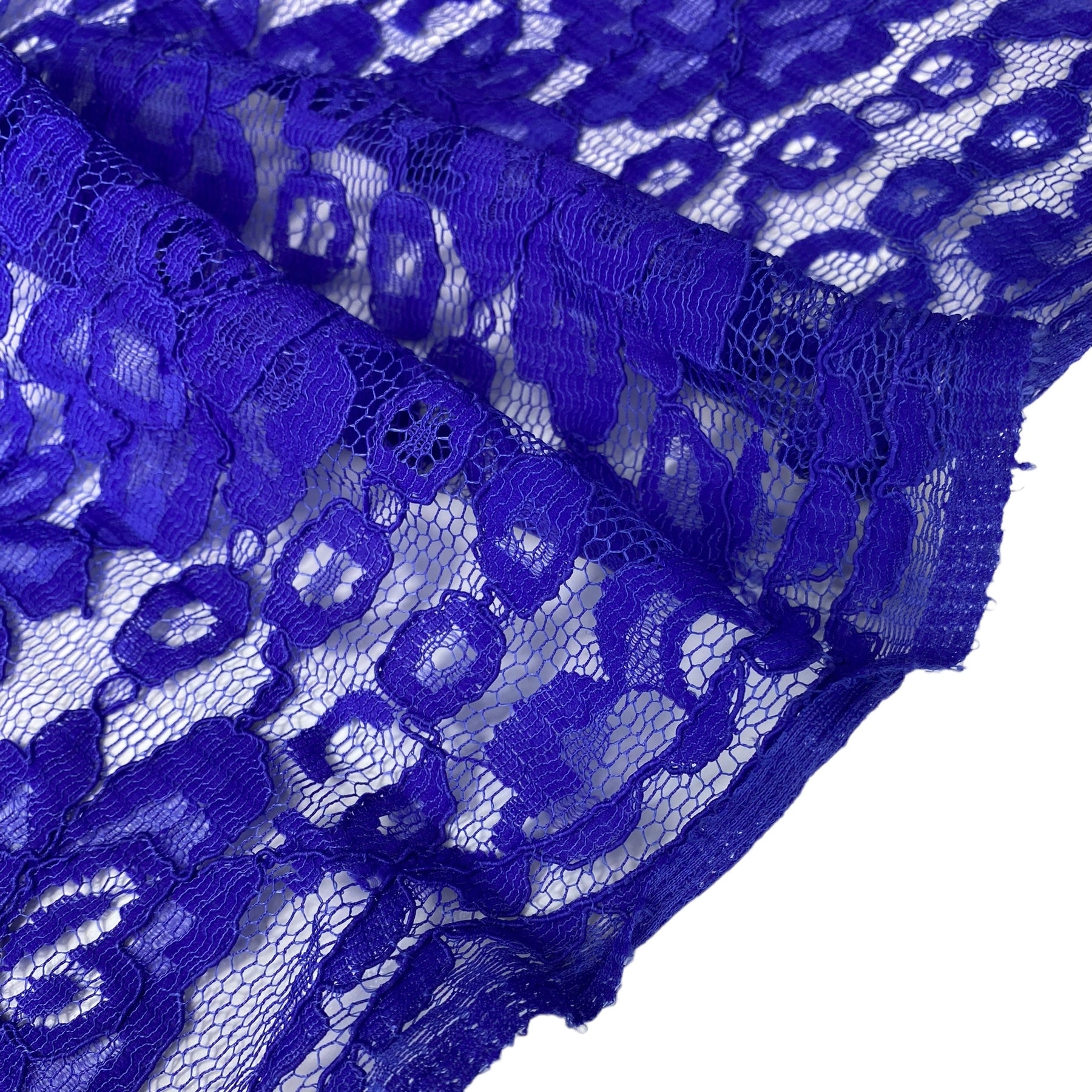 Floral Corded Lace - Purple