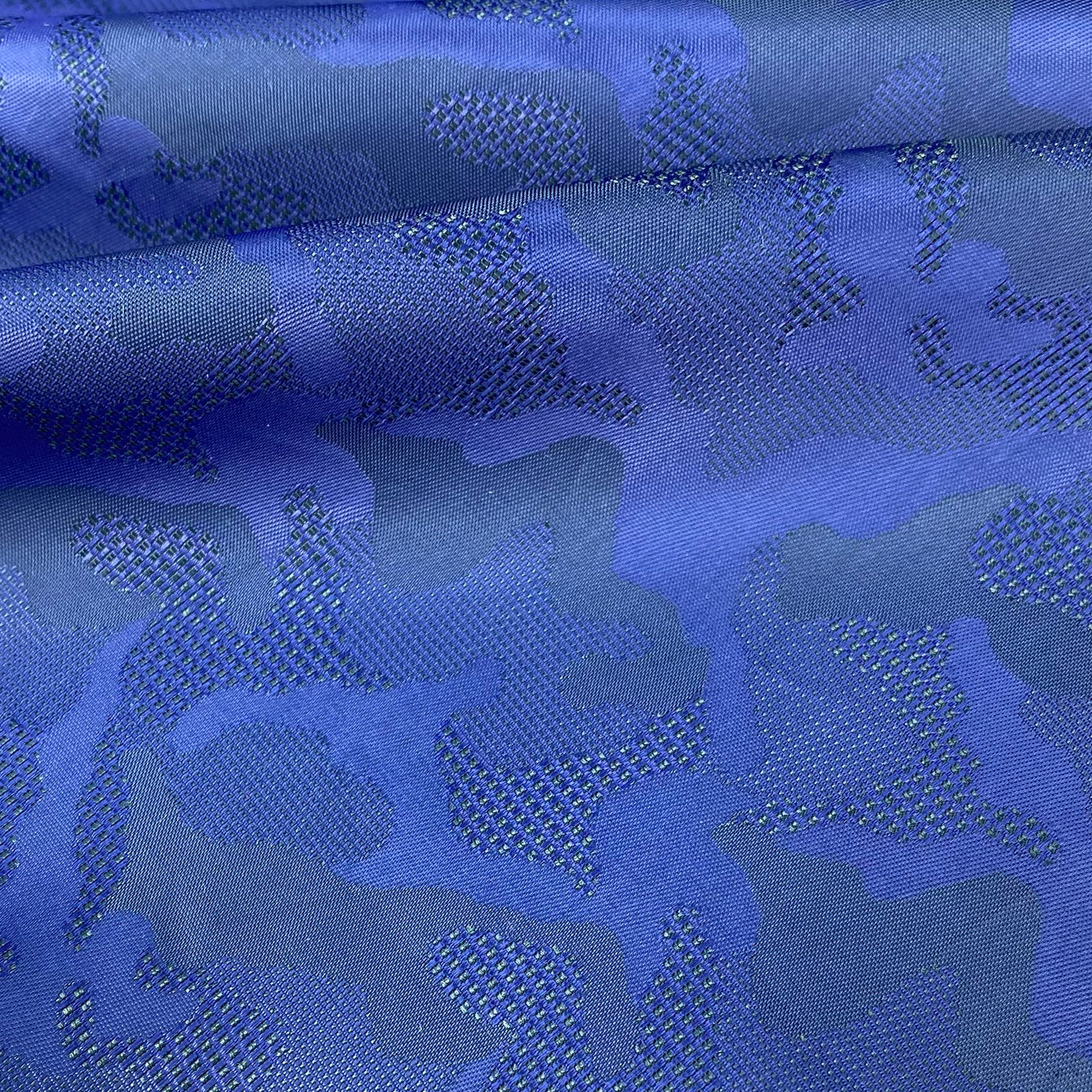 Two Tone Camouflage Lining - Blue/Black