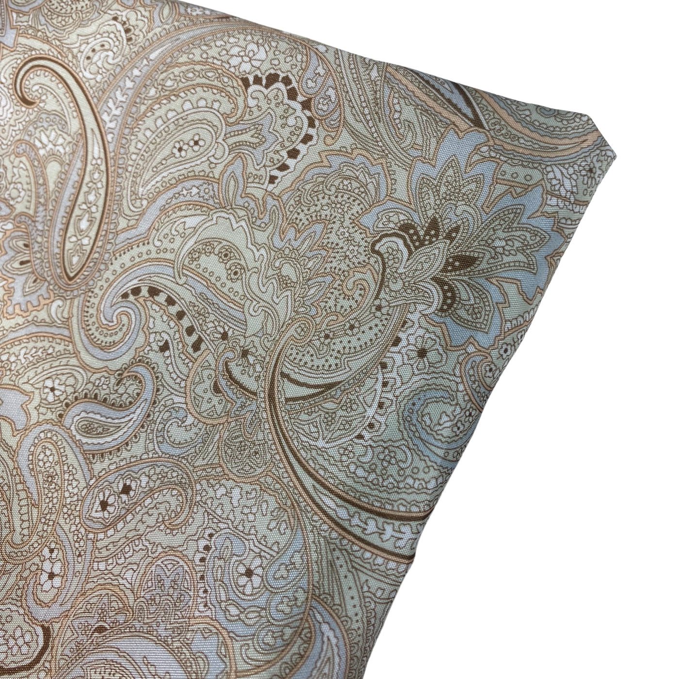 Printed Paisley Lining - Brown/Beige