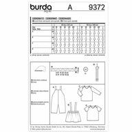 Burda Kids 9372 - Coordinates Sewing Pattern