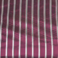 Striped Silk/Polyester - Magenta/Grey/White - Remnant