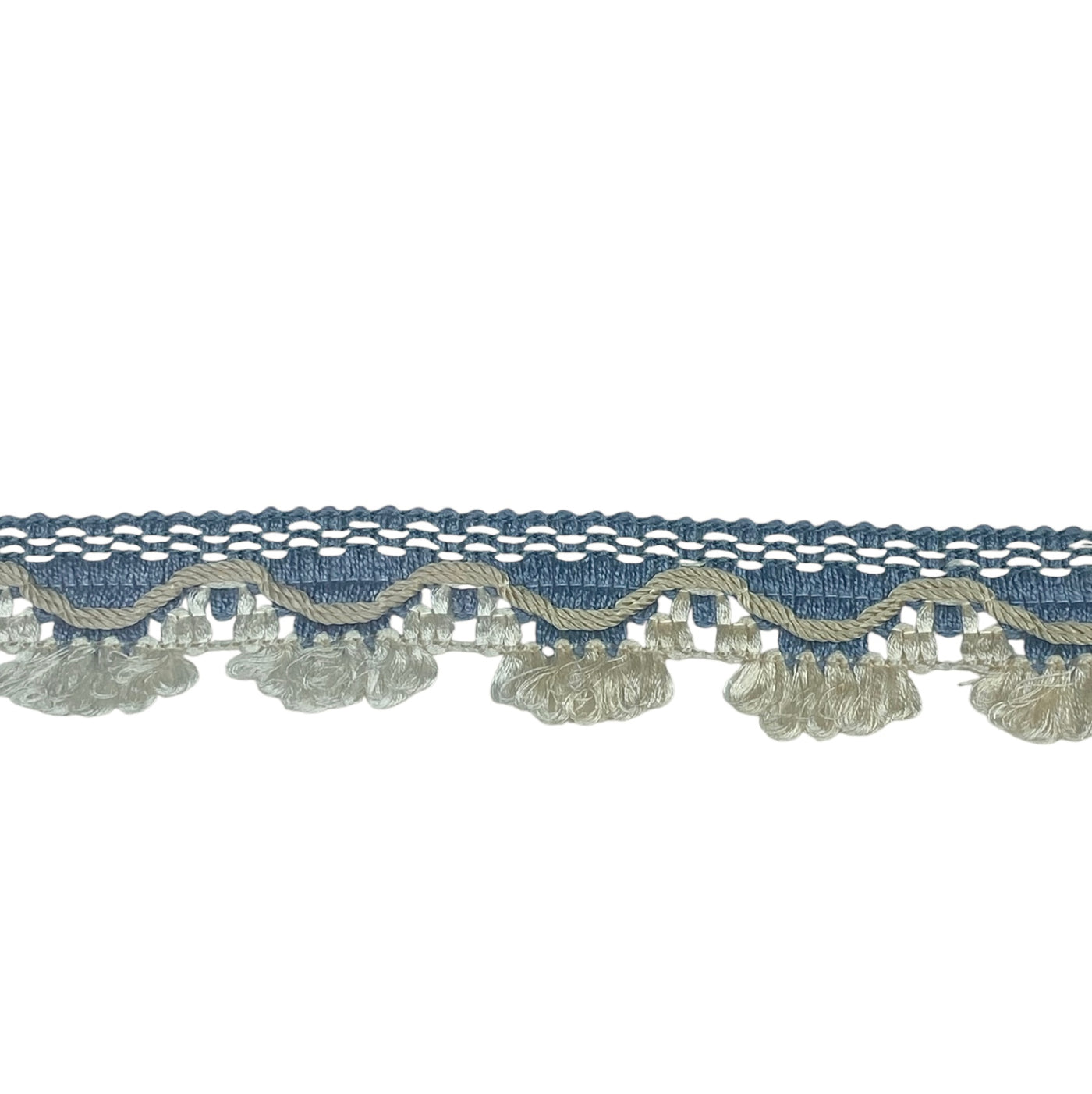 Decorative Trim - Light Blue/Ivory