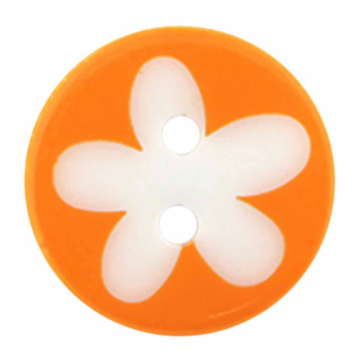 Novelty 2-Hole Flower Button - 17mm - 3 count