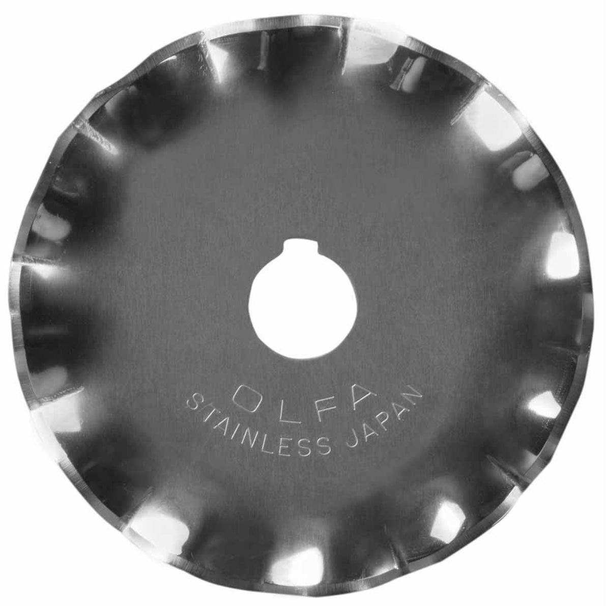 Olfa Stainless Steel Scallop Blade - 1pc