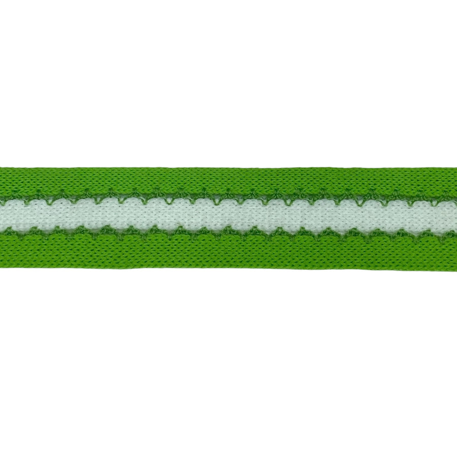 Decorative Trim - Green/White