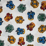 Quilting Cotton - Harry Potter Crests - 44”