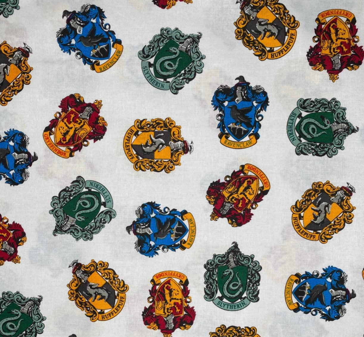 Quilting Cotton - Harry Potter Crests - 44”