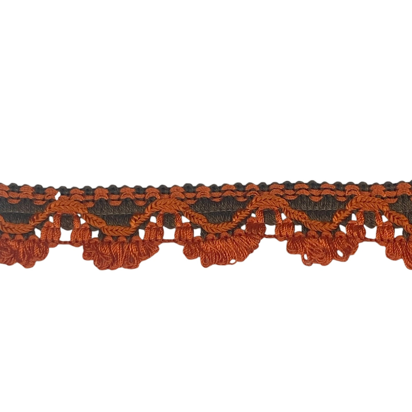 Decorative Trim - Brown/Bright Orange