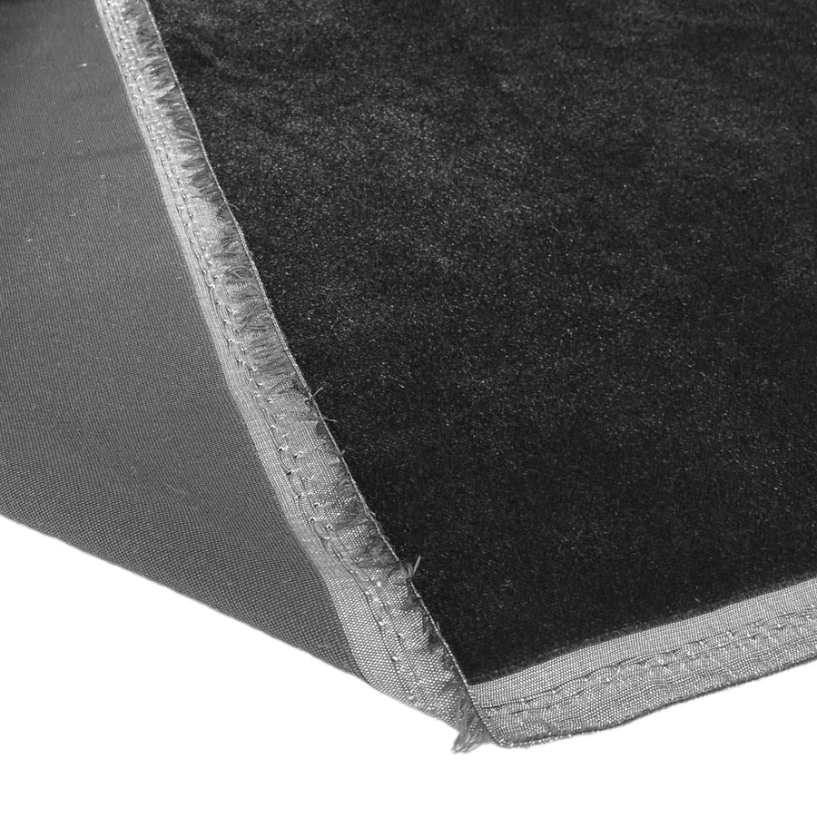 Velvet Upholstery Designer Remnant - Dark Grey