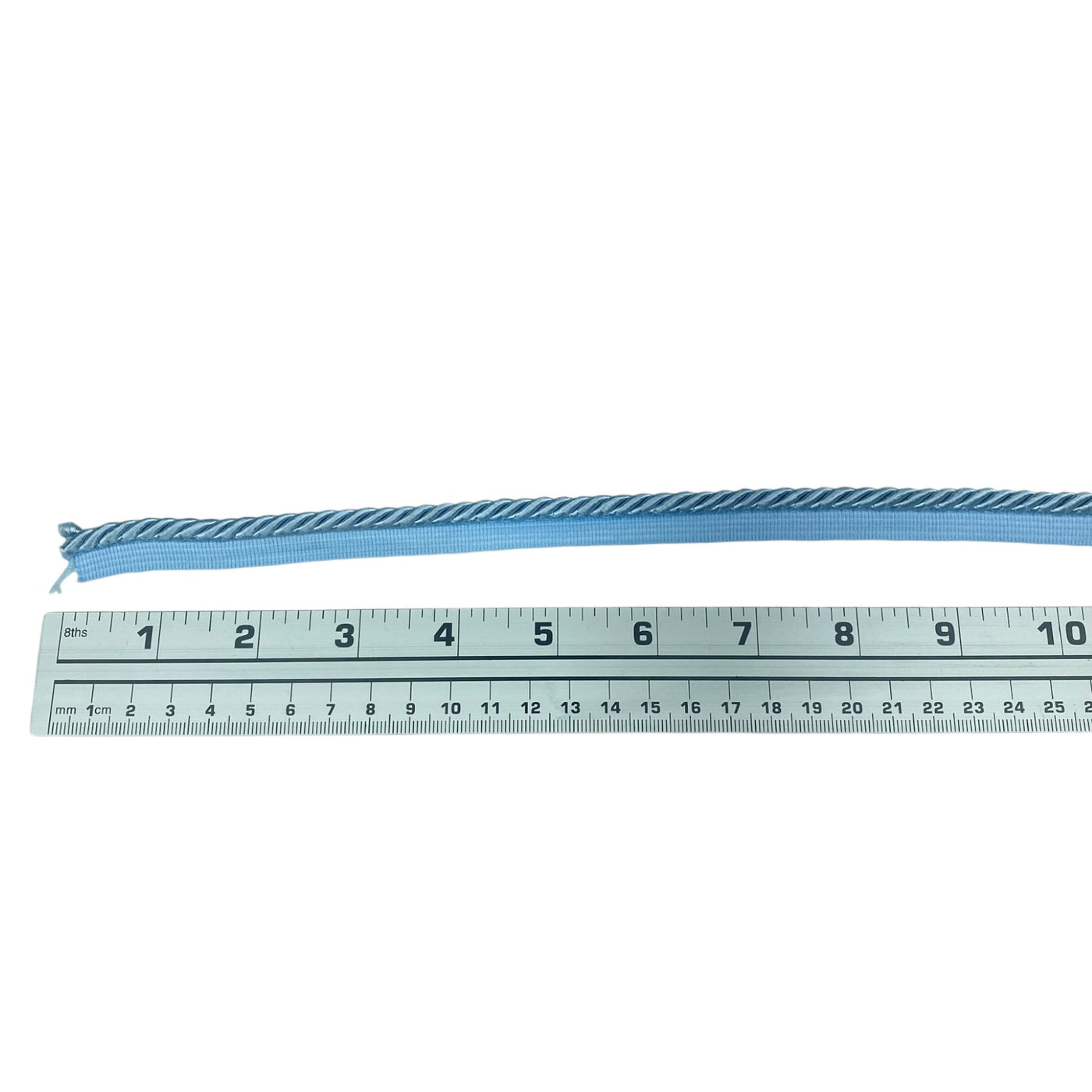 Twisted Lip Cord Trim - 7mm - Light Blue