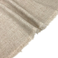 Linen Upholstery Designer Remnant - Beige