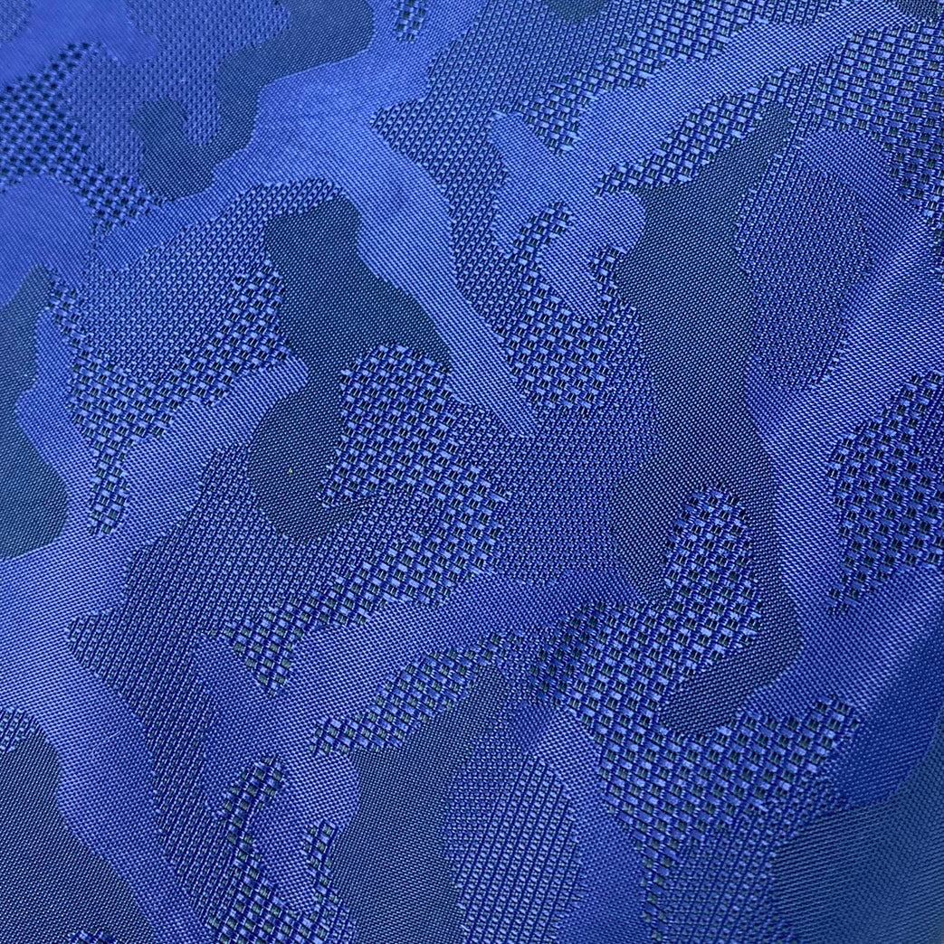 Two Tone Camouflage Lining - Blue/Black