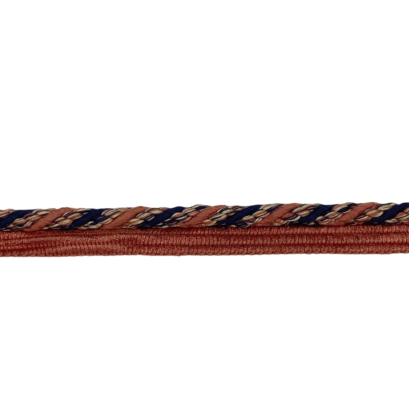 Twisted Lip Cord Trim - Pink/Beige/Blue