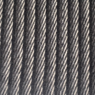 Striped Wool Coating - Black/White/Grey