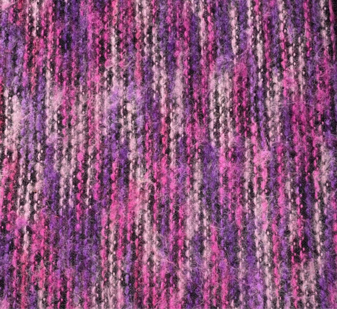 Chenille Mohair Knit - Purple