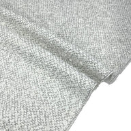 Boucle Upholstery Designer Remnant  - White/Grey