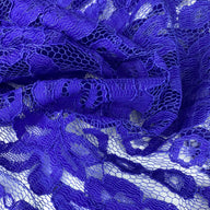 Floral Corded Lace - Purple