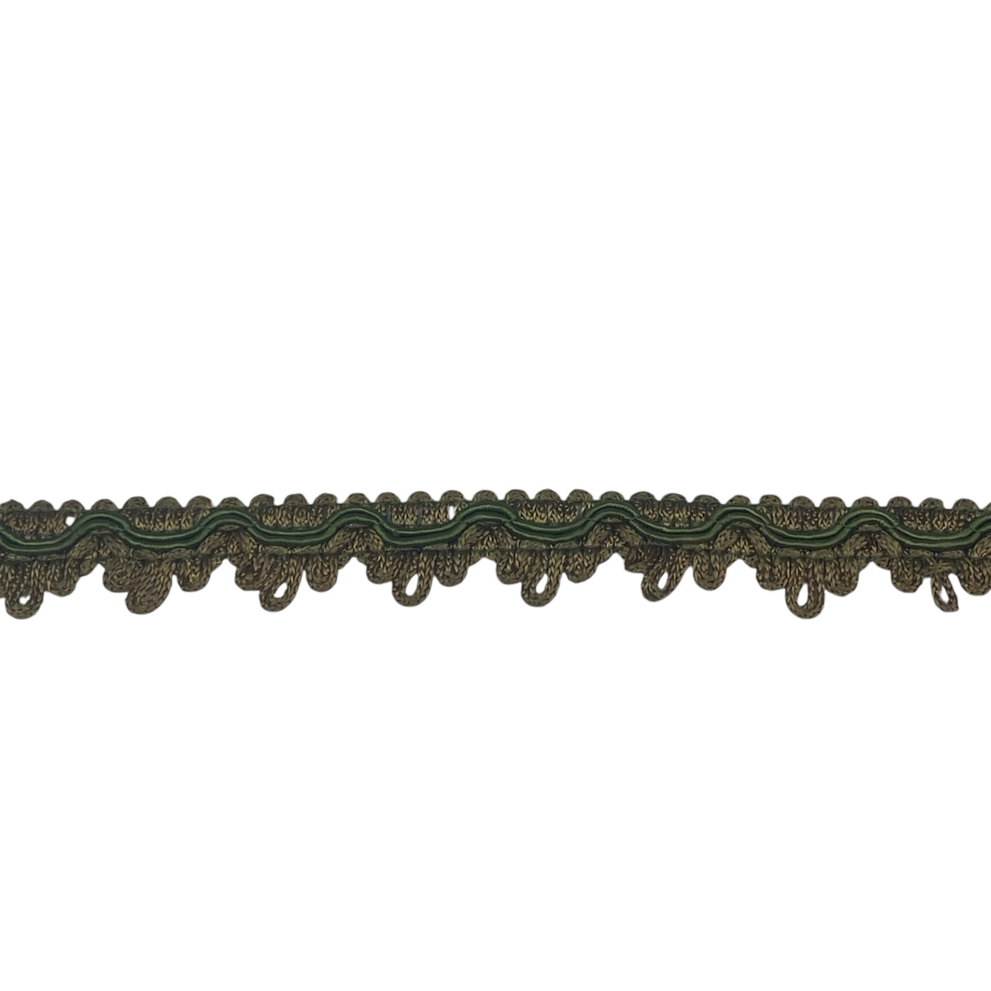 Decorative Gimp Trim - Brown/Green