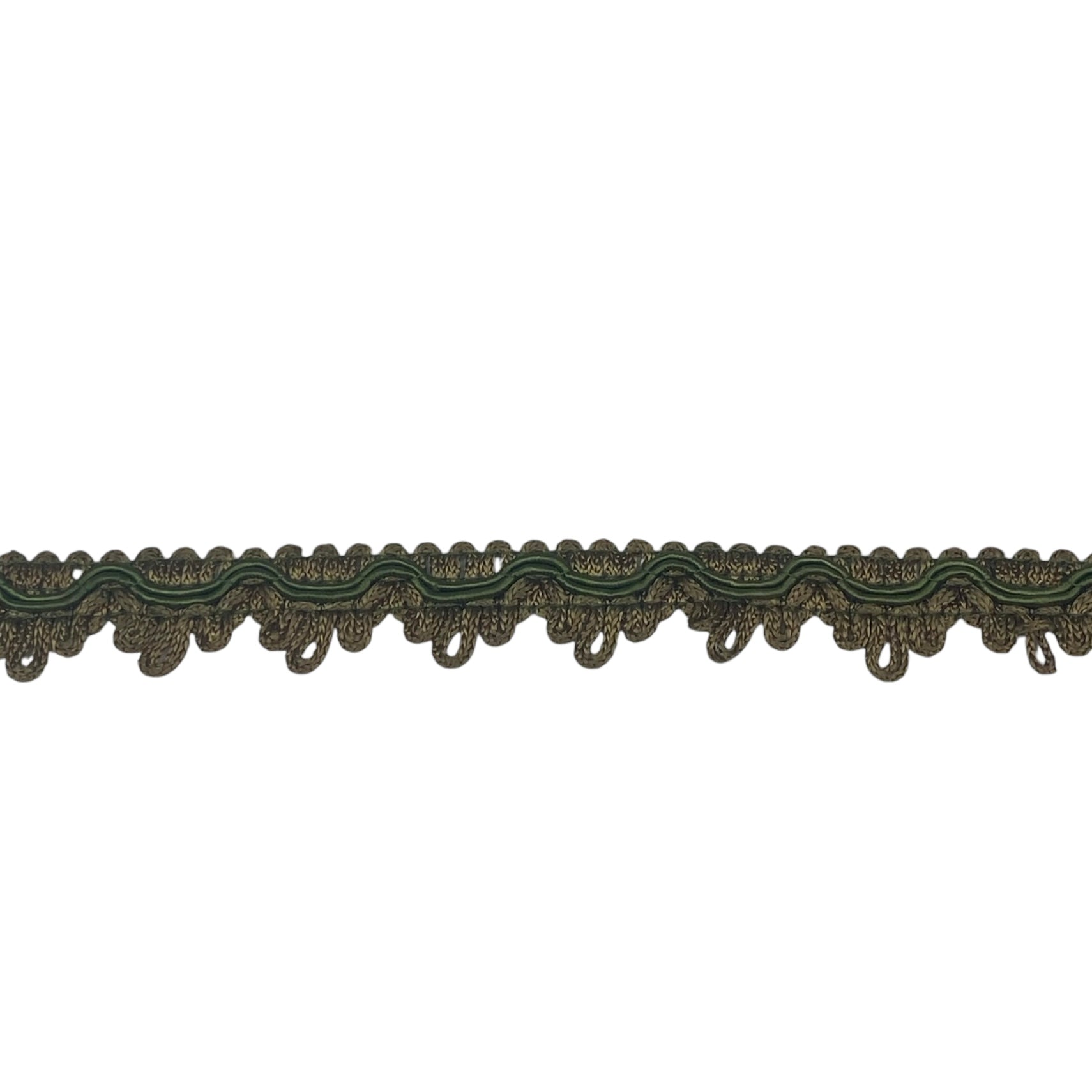 Decorative Gimp Trim - Brown/Green