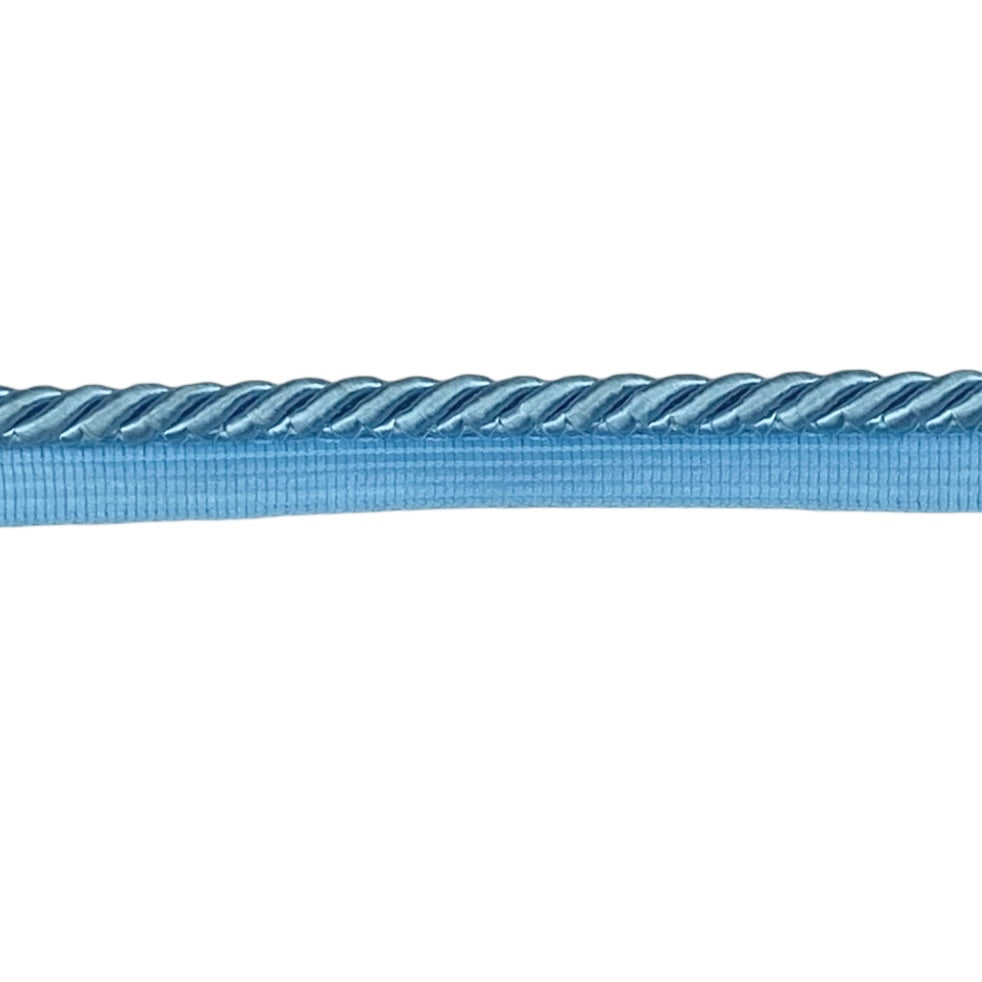 Twisted Lip Cord Trim - 7mm - Light Blue