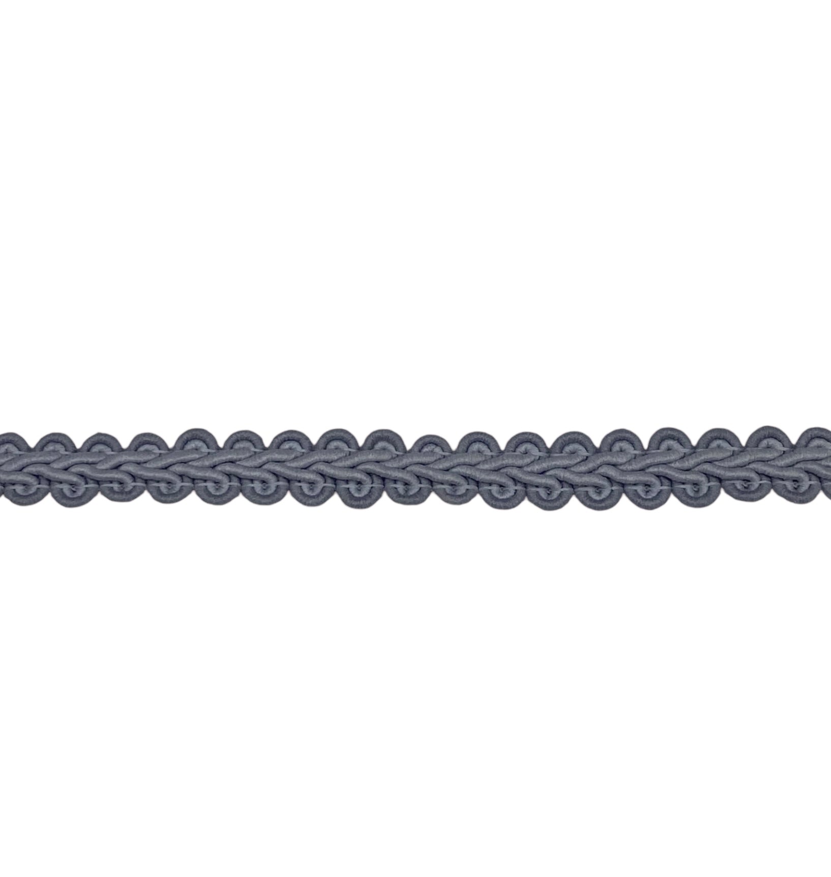 Decorative Woven Braid Trim - Grey