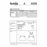 Burda Kids 9356 - Skirt Sewing Pattern