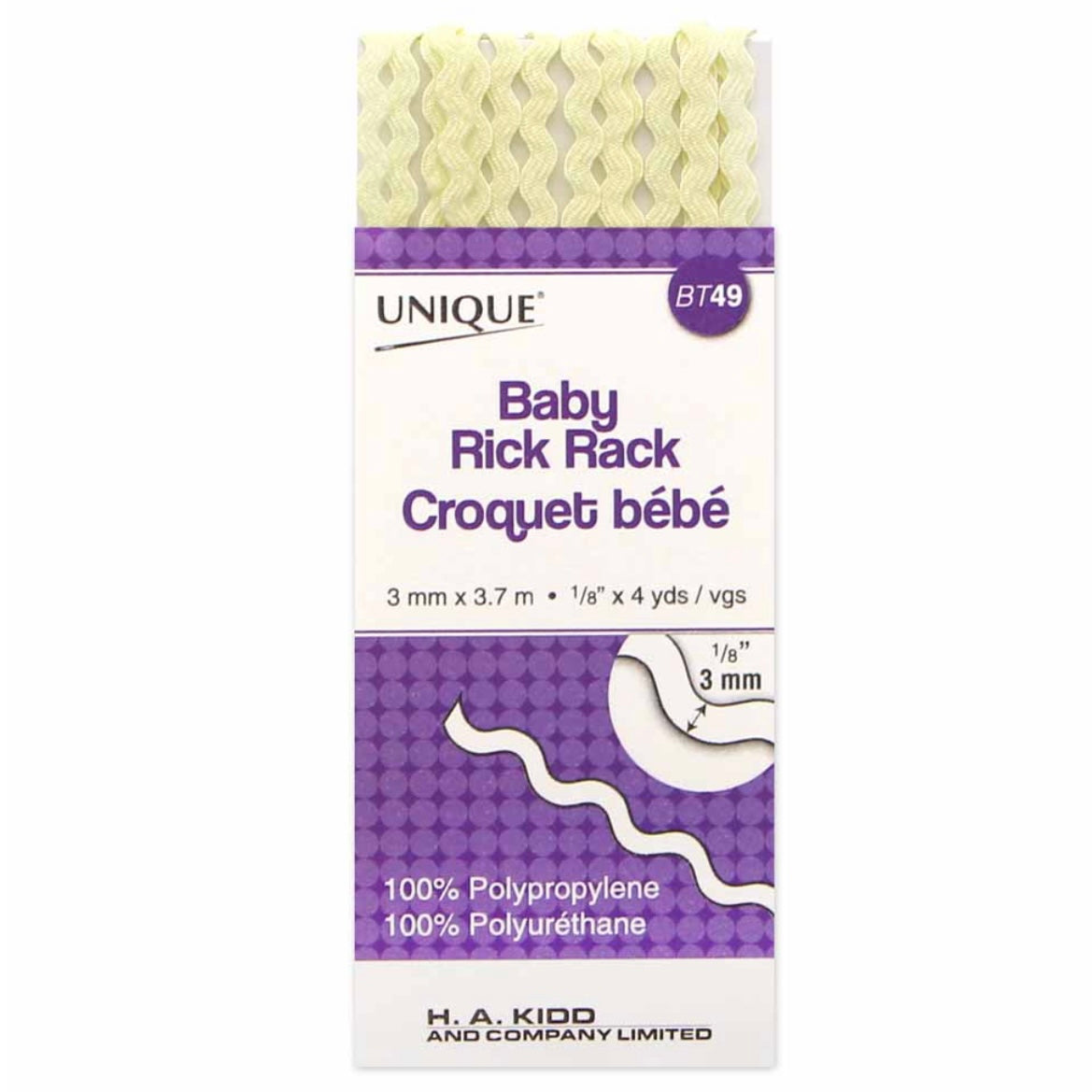 Baby Rick Rack - 3mm