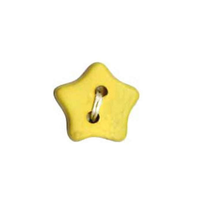 Novelty 2-Hole Star Button - 12mm - 4 count