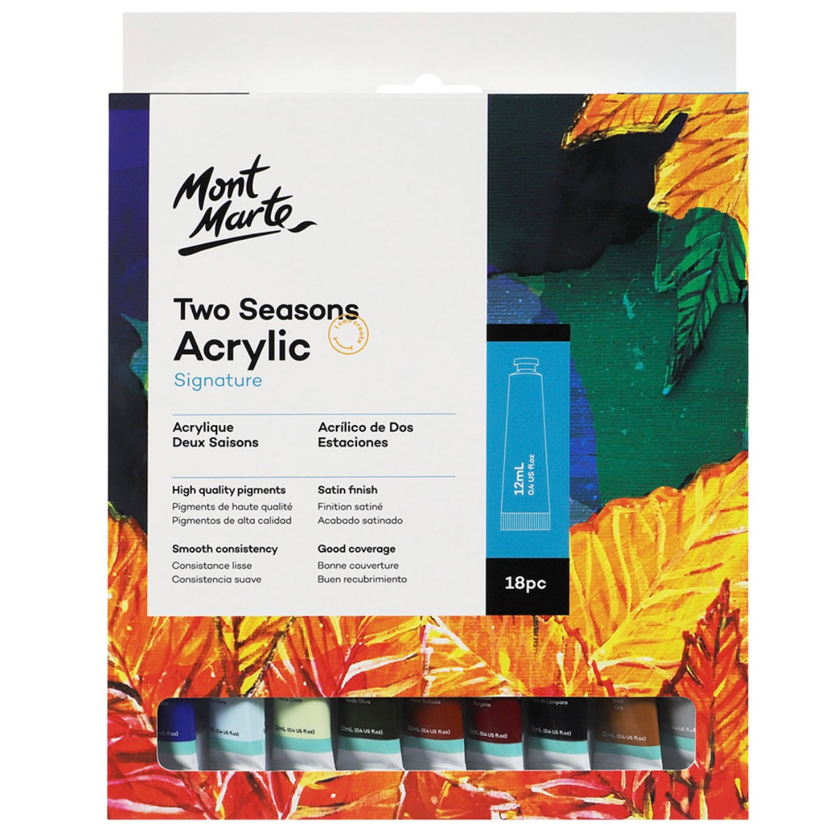 Two Seasons Acrylic Paint Set - 18pcs x 12ml