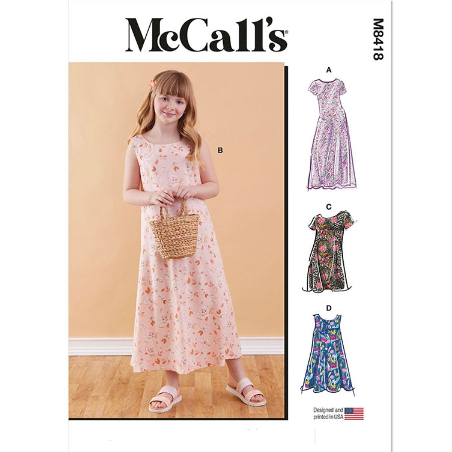 McCalls M8418 - Dress in Two Lengths Sewing Pattern