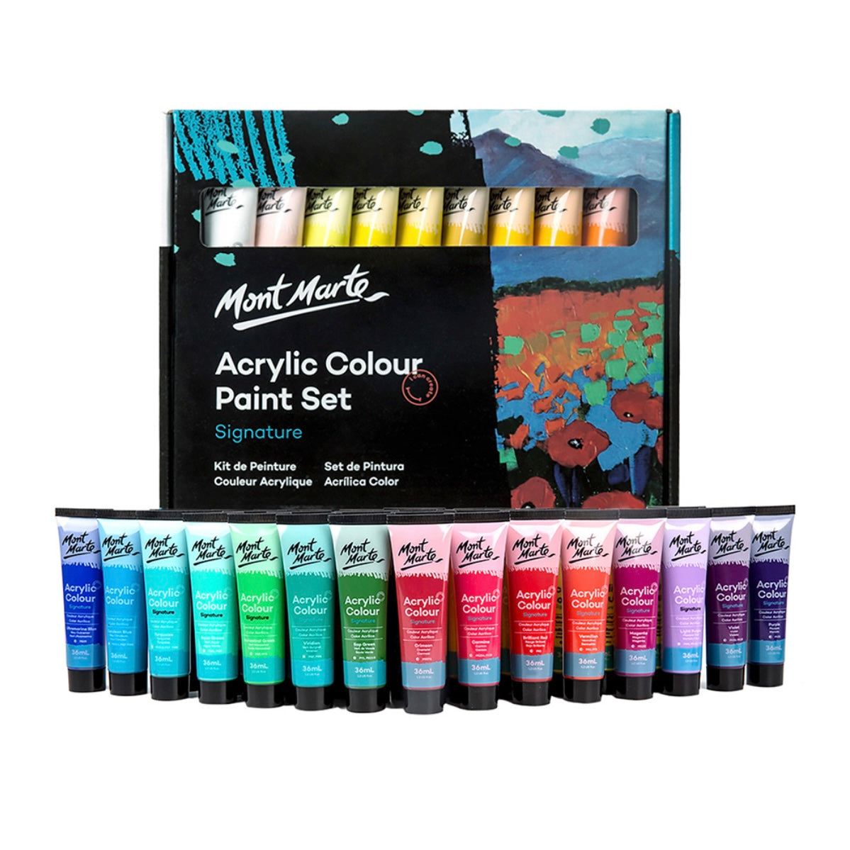 Signature Acrylic Paint Set - 36pcs x 36ml