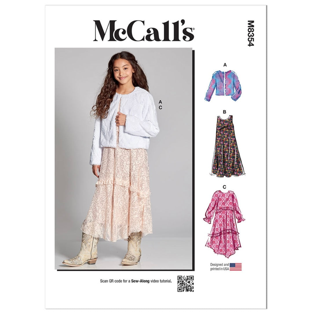 McCalls M8354 - Dress, Slip Dress and Jacket Sewing Pattern